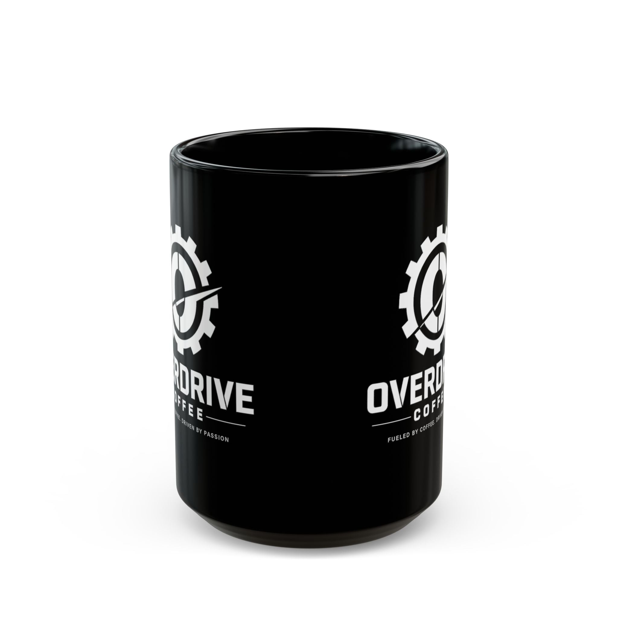 Overdrive Coffee Black Mug — Logo Coffee Mug (11oz & 15oz)