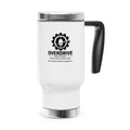 Overdrive Coffee Logo 14oz Stainless Travel Mug with Handle